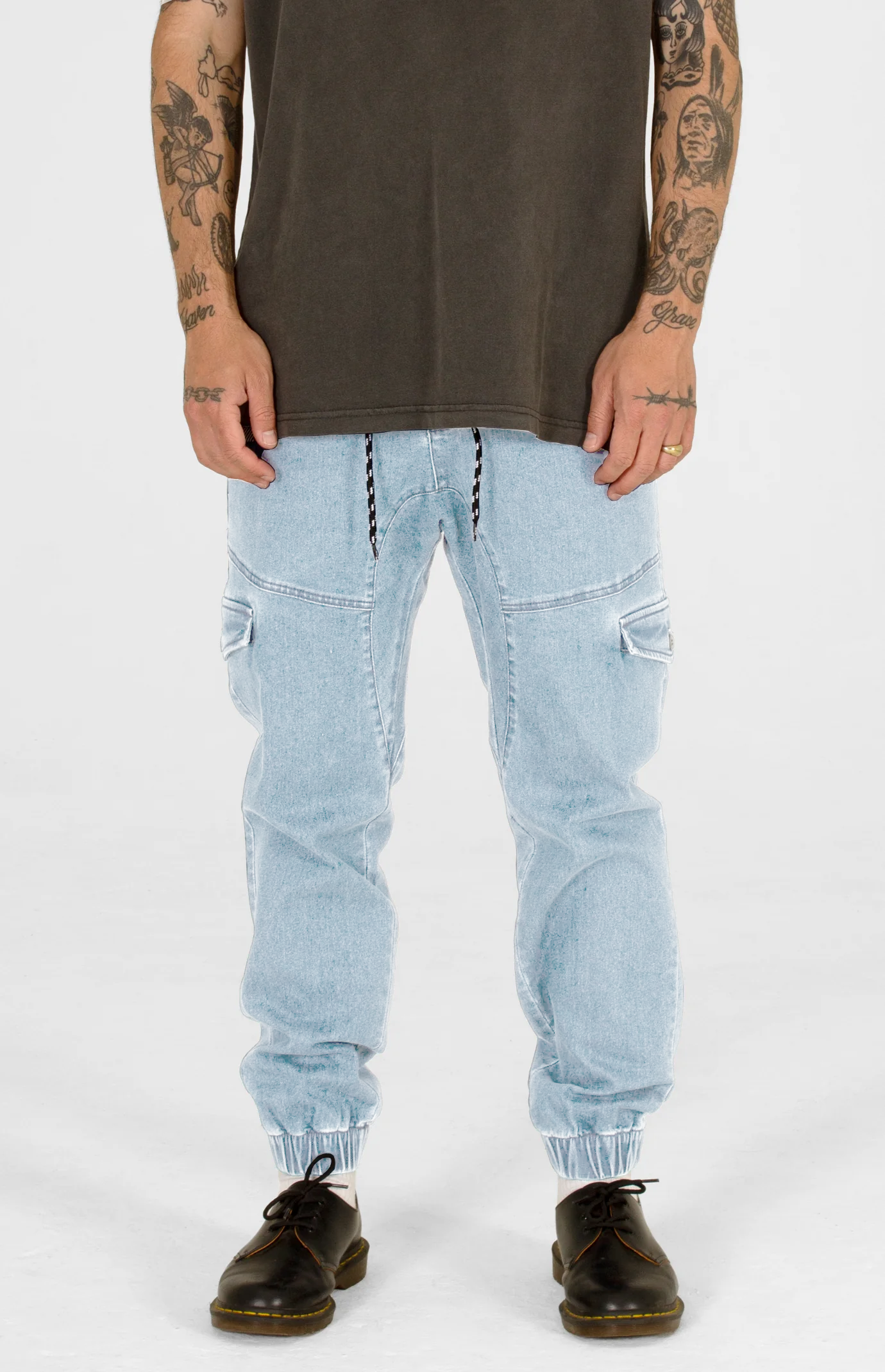 Juckson Cargo Jogger | Light Blue