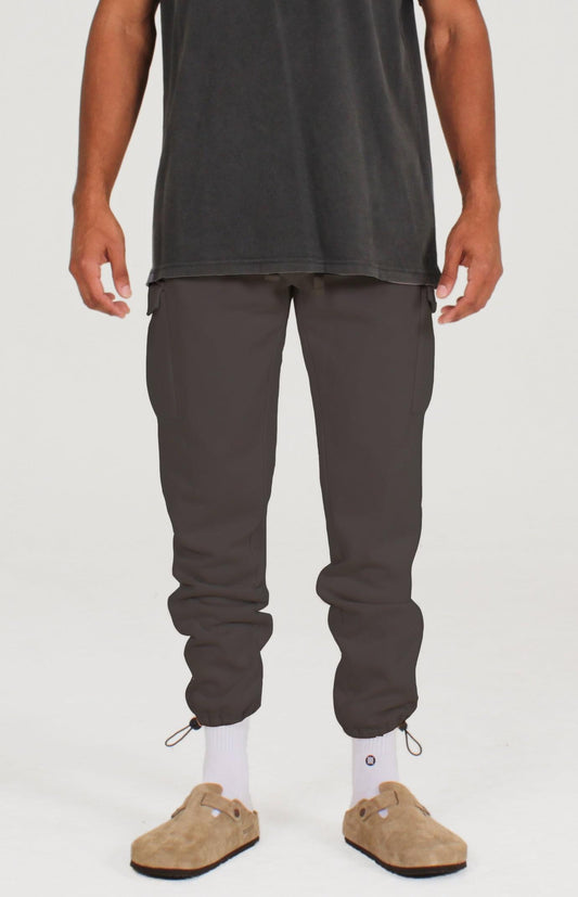 Apex Pigment Dye Cargo Pant | Black