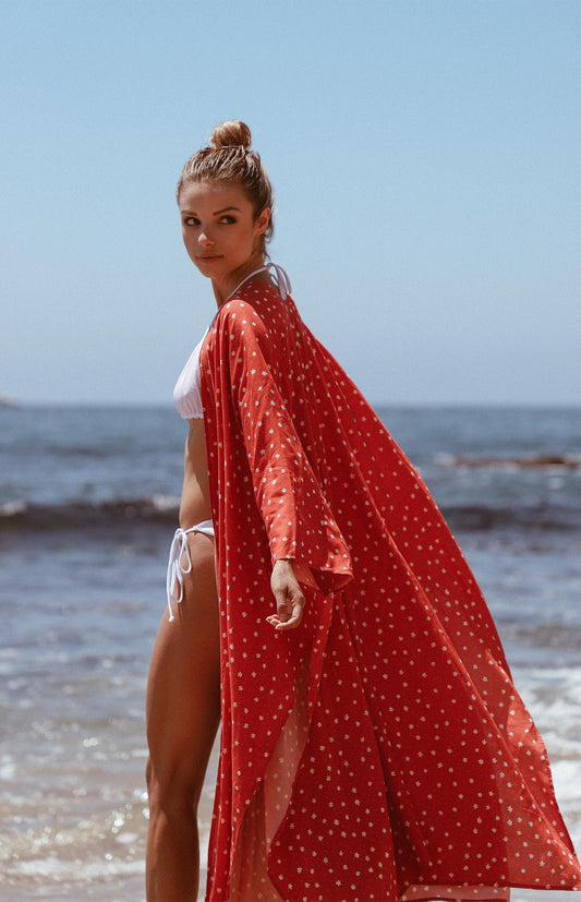 Yasmine Coverup | Red