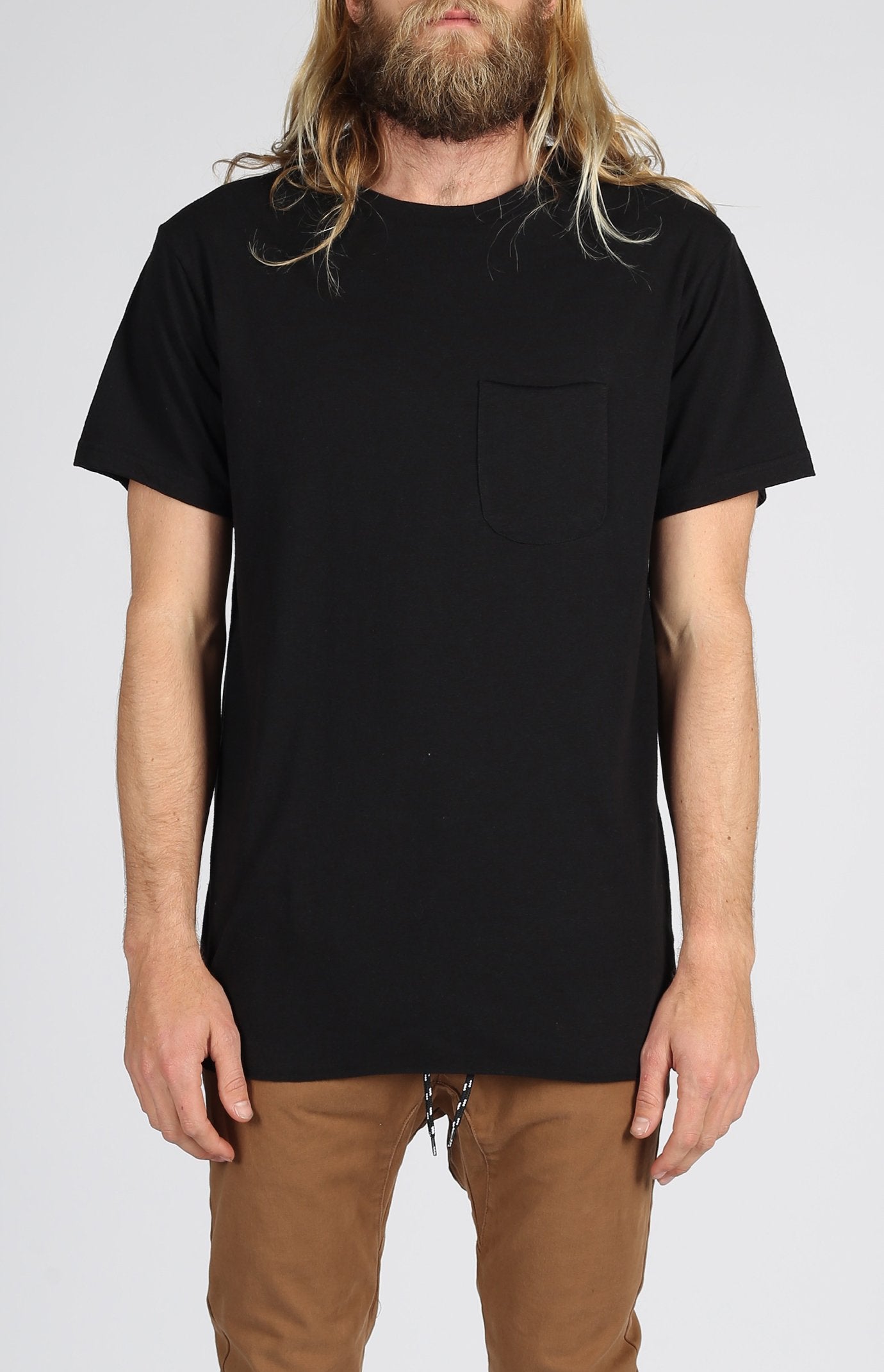 Pocket Tee Tri-Blend | Black