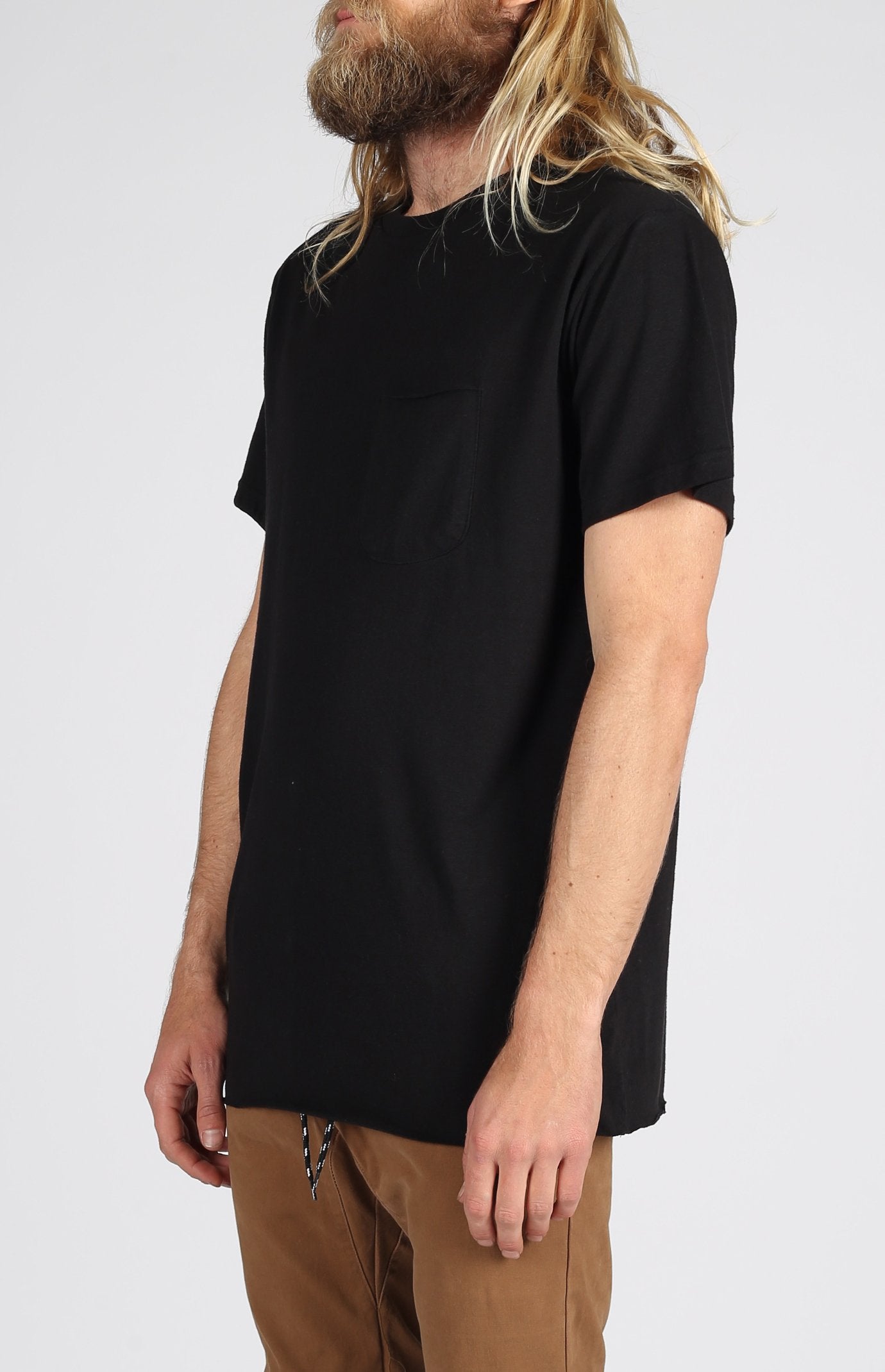 Pocket Tee Tri-Blend | Black