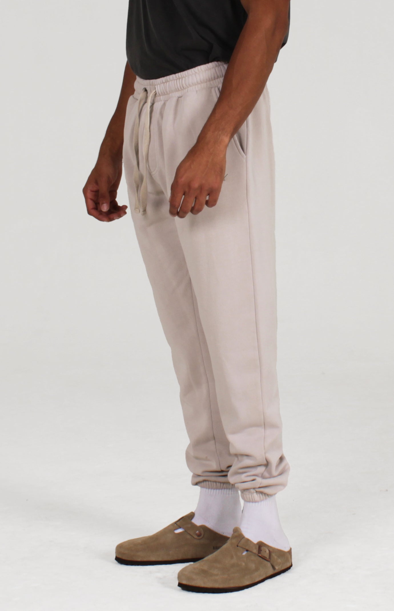 Fleece Jogger | Stone